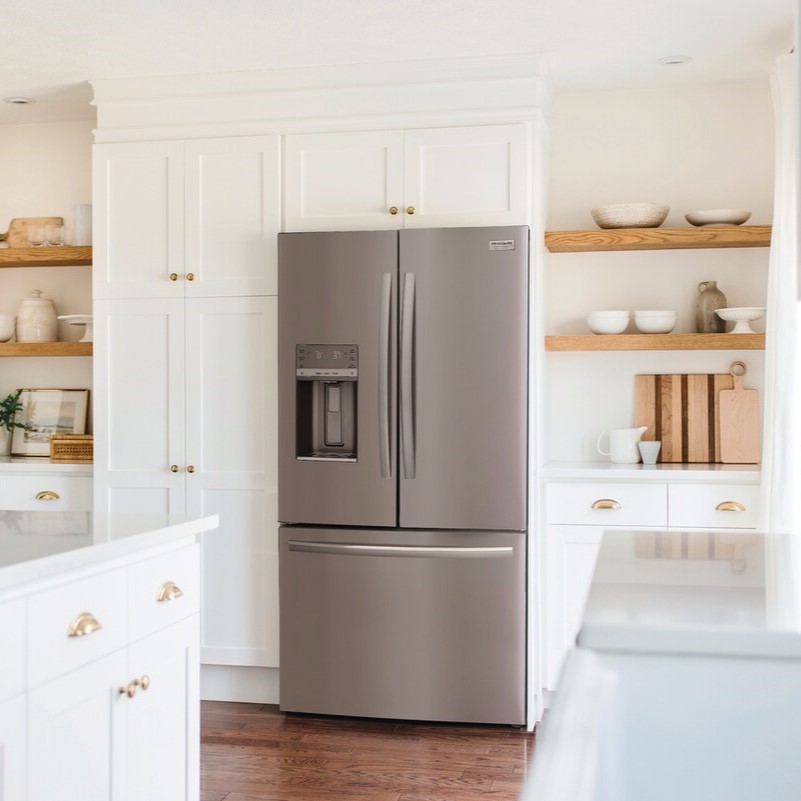 Kitchen Appliances — refrigerator installed